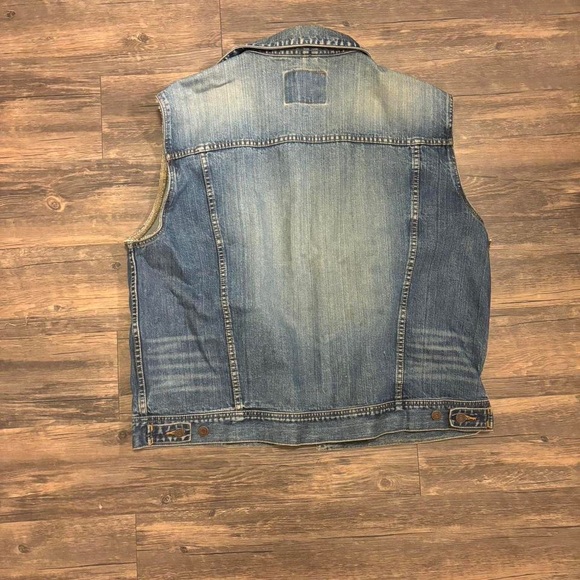 Y2K Abercrombie and Fitch Denim Jean Vest - Picture 6 of 7